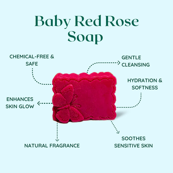 Baby Red Rose Soap