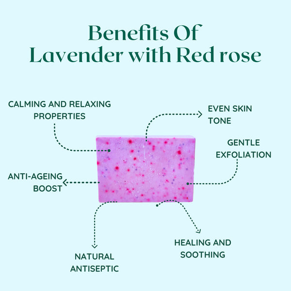 Lavender & Red Rose Soap