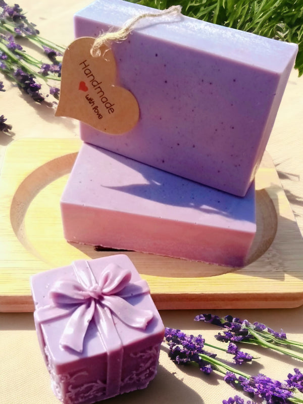 Lavender & Red Rose Soap | Soap Dot Pure