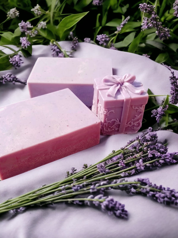 Lavender & Red Rose Soap | Soap Dot Pure